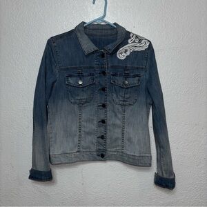 Kut From The‎ Kloth Blue Jean Jacket Size Large